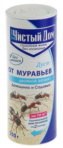 Чистый Дом  Дуст 350гр от муравьев сад.и дом.без запаха /12шт//Туба