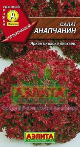 Салат Анапчанин полукочанный 0,5г раннеспел,нежно-розов.до темно-малин/ЦП