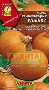 Тыква Улыбка крупноплодная 2г раннеспел,кустов/ЦП