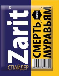 Зарит СПАЙДЕР 10гр защита от МУРАВЬЕВ /200шт/ арт.24771/Пакет