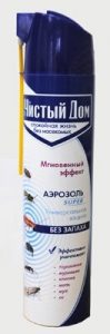 Чистый дом — Аэрозоль  супер Универсальный 600 мл от всех вид.летающ.ползающ./24шт//Аэрозоль