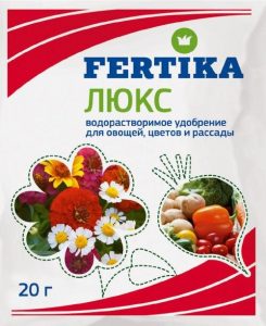 Фертика Люкс 20гр вод.раств.б/хлора(обильн.цветен.,разв.почек и завяз)/100шт//Флакон