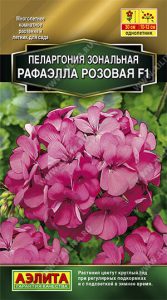 Пеларгония Рафаэлла F1 РОЗОВАЯ зональная 5с сел.Farao Золотая сер /комнатные/ЦП