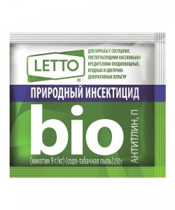 Антитлин БИО/Содо-Табачная пыль 250гр от тли,белокрылкии др.насекомых/30шт/ арт.47044/Пакет