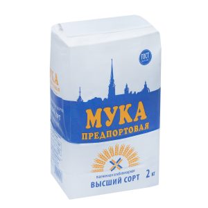 Мука Пшеничная Предпортовая Гост в/с 2кг «ПМК»