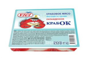 Крабовое Мясо Замороженное КрабОК «VICI» 200г