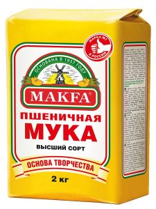 Мука Пшеничная Гост в/с «Макфа» 2кг