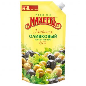 Махеевъ май-з Оливковый 67% 380г