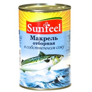 Макрель отборная в с/соку «SunFeeL» 425г