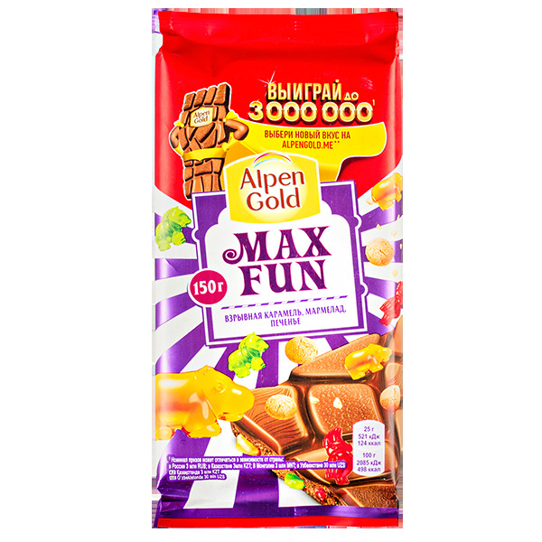 Alpen Gold МАКСФАН ШОК Карам марм печен150г