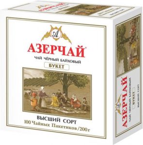 Азерчай Букет байховый черный чай 100пак