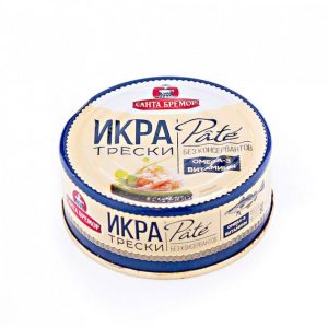 Икра Трески «Pate» Деликатеская 90г «Санта Бремор»