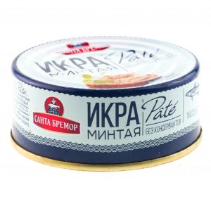 Икра Минтая «Pate» Деликатеская 90г «Санта Бремор»