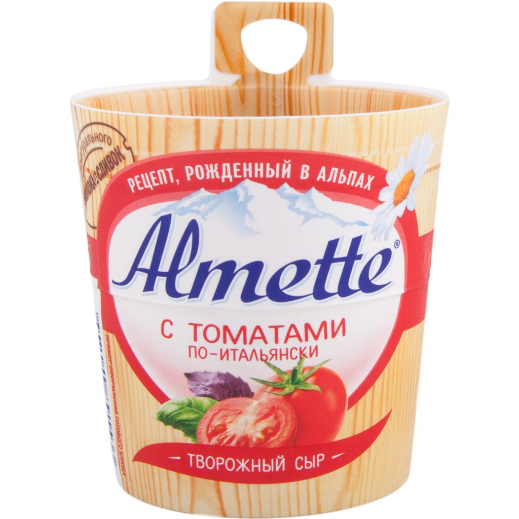 Сыр творожный Альметте с томатами 150 г