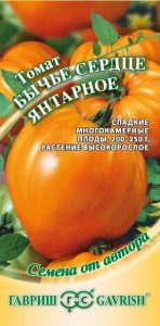 Томат Бычье Сердце Янтарное 0,05 г автор. /ЦП