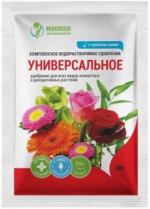 Удобрение УНИВЕРСАЛЬНОЕ  30гр водорастворимое комплексное сер.ФХ Ивановское /12шт//Пакет