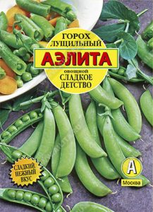 Горох Сладкое Детство овощной 25г лущильный, раннеспел/ЦП б/ф