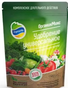 ОрганикМикс Удобрение Универсальное 850гр /10шт//Пакет