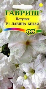 Петуния Лавина Белая F1 ампельная 10шт (драже в пробирке) /однолетник/ЦП