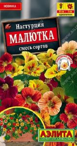 Настурция Малютка смесь сортов 1гр  Н30см /однолетник/ЦП