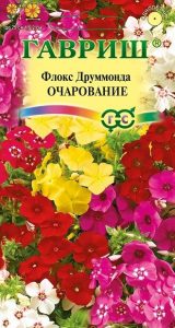 Флокс друммонаи Очарование СМЕСЬ 0,05г Н25см /однолетник/ЦП