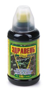 Здравень АКВА РАССАДА ЦВЕТОЧНЫХ ОВОЩНЫХ И ЗЕЛЕНЫХ КУЛЬТУР 0,5л/12шт//Флакон