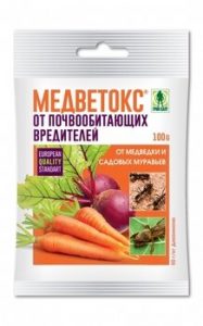 Медветокс 100гр (от медведки и сад. муравьев) ТМ Грин Бэлт /50шт//Пакет