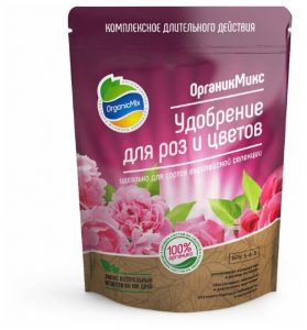 ОрганикМикс Удобрение для Роз и Цветов 850гр /10шт//Пакет НОВИНКА!!!